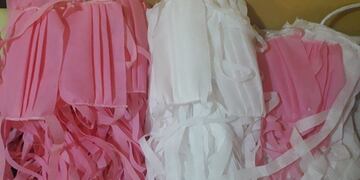 Barbijos confeccionados en Pico Truncado