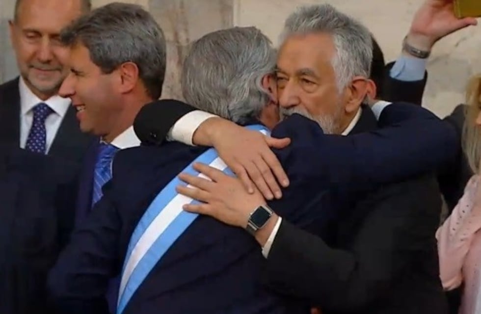 Alberto Rodríguez Saá acompañó al presidente de la Nación en su asunción