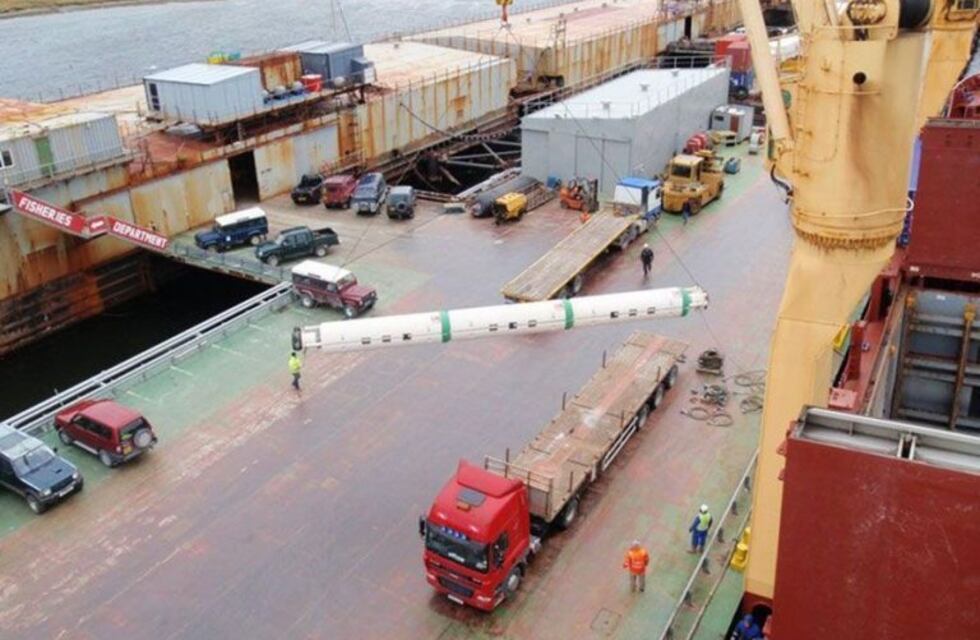 Malvinas: los isleños continúan las planificaciones para mejorar el muelle de Puerto Argentino