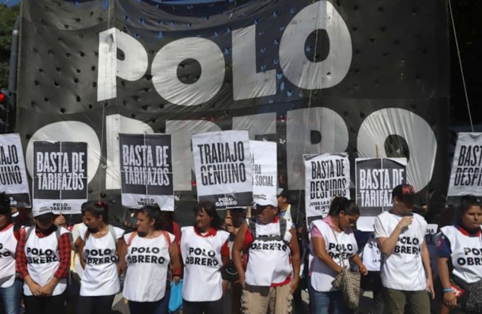 El Polo Obrero marcha al Ministerio de Desarrollo Social en reclamo de planes sociales y alimentos