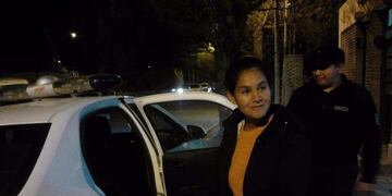 Natalia Romero al reencontrarse con su familia\u002E