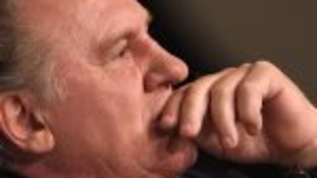 French actor Gerard Depardieu attends a press conference for the film