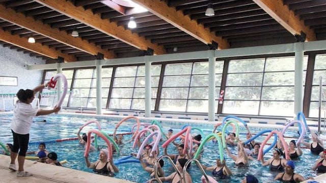 Clases abiertas de Aquagym en Ushuaia