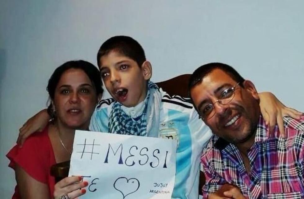 Messi le cumplió el sueño a un chico jujeño que padece parálisis cerebral