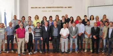 Arcioni y secretarios de turismo