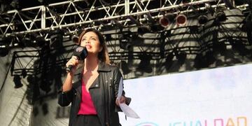 La experta en oratoria también grababa campañas audiovisuales\u002E (Archivo)