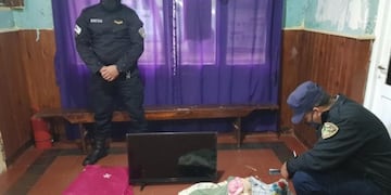 Los artefactos fueron abandonados en un terreno cerca de donde se cometió el robo\u002E