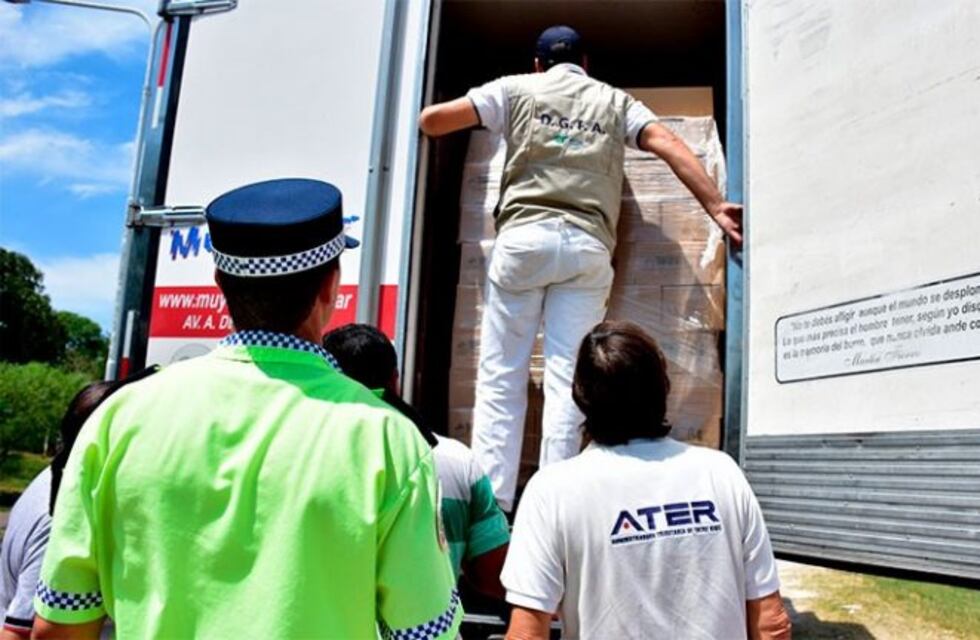 Se realizó la entrega de alimentos en el departamento Gualeguaychú