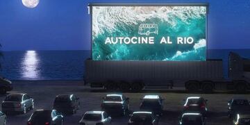 Bajo estrictos protocolos sanitarios, inauguran un autocine junto al río en San Isidro