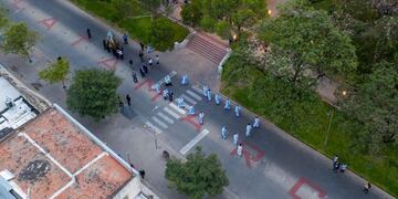 Procesión atípica de la Virgen del Valle\u002E