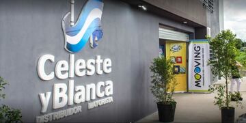 Celeste y Blanca