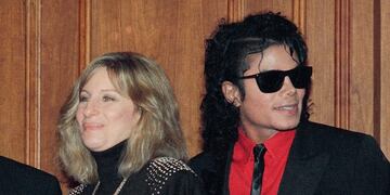 Michael Jackson y Bárbara Streisand\u002E (AP)