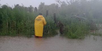 Campos inundados en Córdoba\u002E