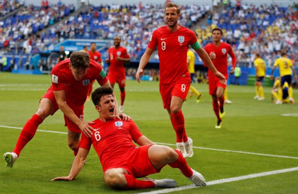 Inglaterra le ganó 2-0 a Suecia y es el  tercer semifinalista del Mundial