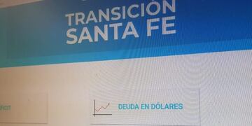 La web muestra los números de las cuentas santafesinas que deja la administración de MIguel Lifschitz\u002E (Vía Rosario)