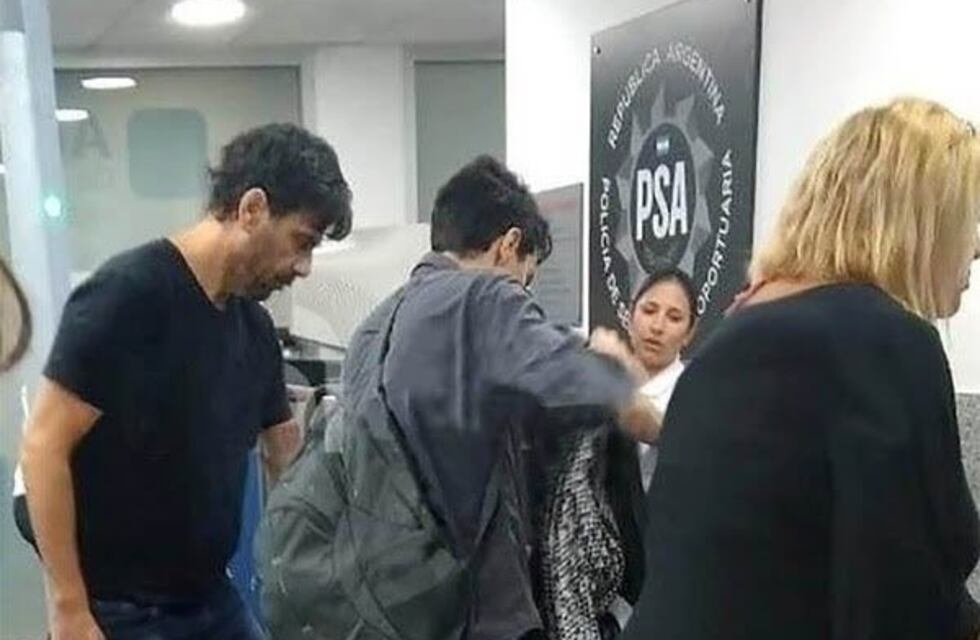 Se conoció un video con los últimos momentos de Darthés en Rosario, antes de viajar a Brasil