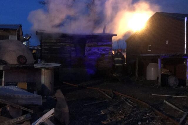 Incendio casilla barrio Provincias Unidas Tolhuin, Tierra del Fuego