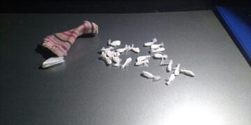 La media del bebé ocultaba la cocaína\u002E