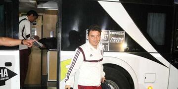 Llegó a Mendoza el plantel de River\u002E