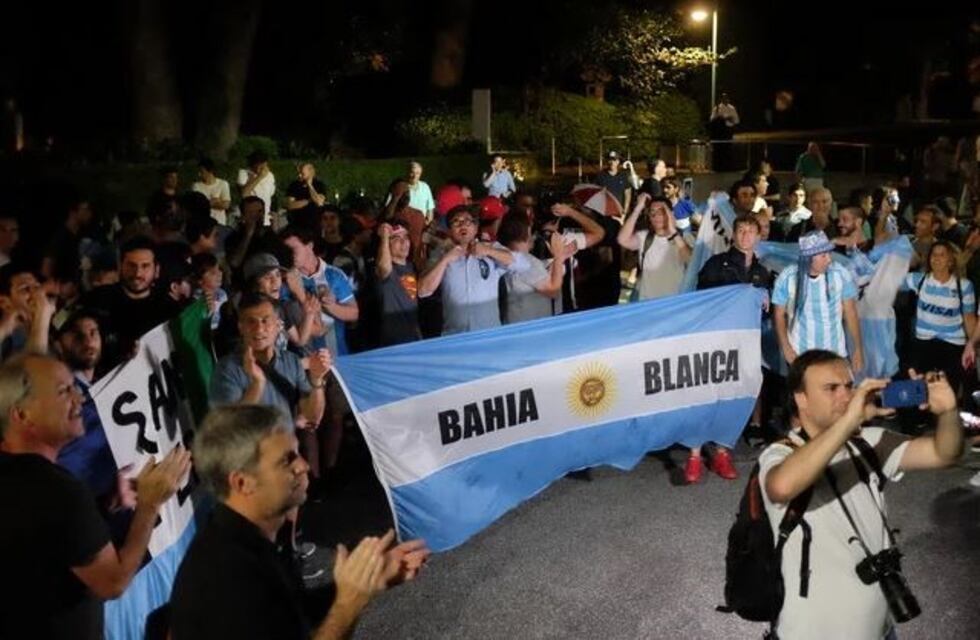 Mundial de Rugby: hinchas argentinos realizaron un banderazo para alentar a Los Pumas en Japón