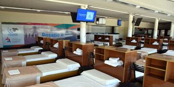 El centro de aislamiento de Rosario recibió más de un centenar de pacientes en un mes (Municipalidad de Rosario)