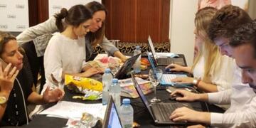 Renata Ghilotti fue una de las referentes presentes en el Hotel Ros Tower\u002E (@renataghilotti)