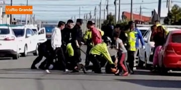 Pelea de mujer con su ex