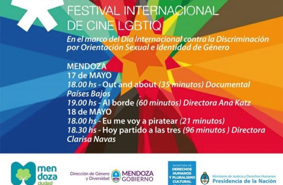 Mendoza será sede del Festival Internacional de Cine LGBTIQ