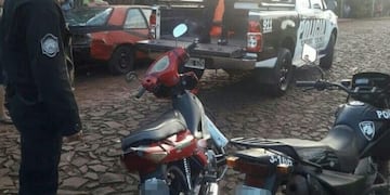 La moto robada por el joven que intentó venderla a través de Facebook\u002E