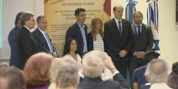 Homenaje a las víctimas del atentado a la AMIA