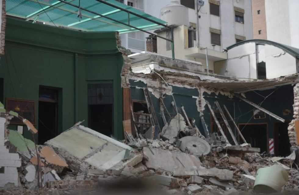 El derrumbe en Nueva Córdoba, en fotos