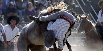 El jinete cayó y fue aplastado por un caballo en Angélica\u002E (Archivo)