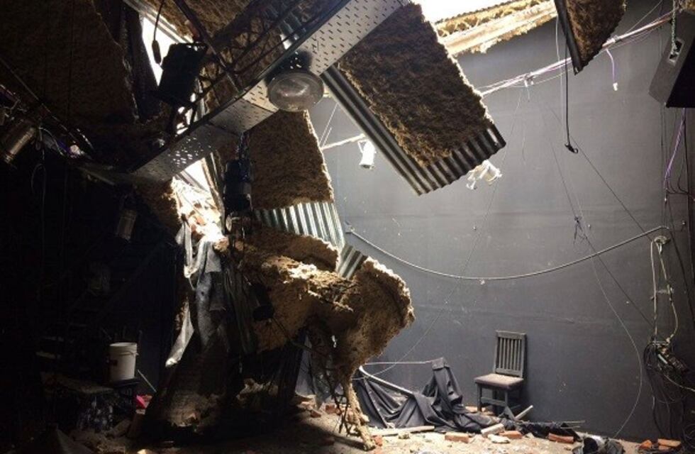 Un derrumbe en una obra en construcción en Palermo destruyó una sala de teatro lindera