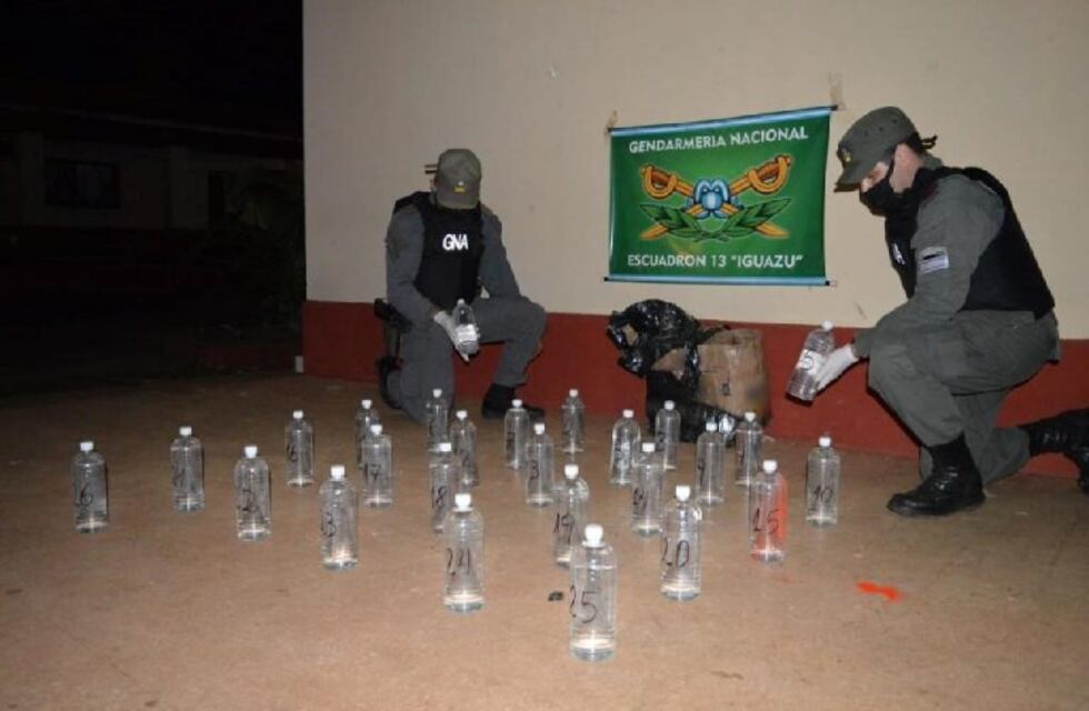 Gendarmería encontró cocaína líquida y cigarrillos en el club de Pesca de Iguazú