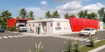 Render de los hospitales modulares que instalarán en la temporada de verano\u002E