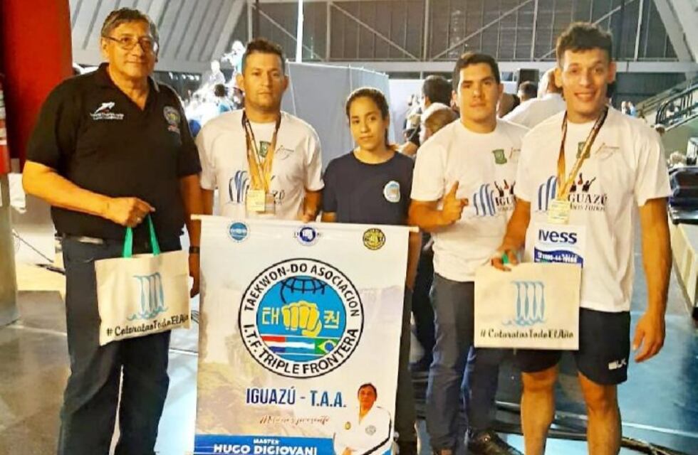 Destacada participación de taekwondistas de Iguazú en un campeonato nacional