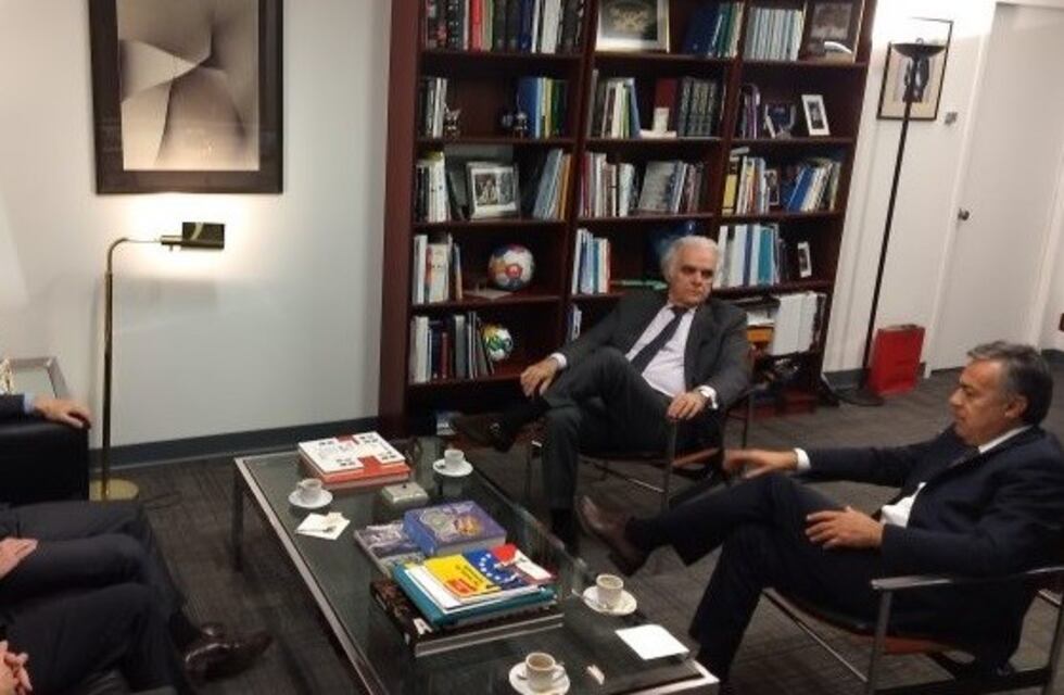 Cornejo en Estados Unidos: "Estamos abiertos para atraer inversiones"