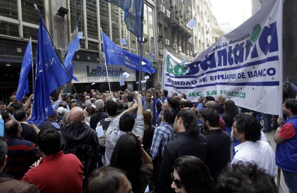 Los bancarios determinará "la fecha del paro nacional" el próximo lunes