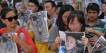 Marcha por el nene que murió ahogado en La Plata\u002E