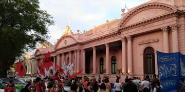 En Corrientes se marchó por la situación de Bolivia