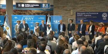 Inauguración aeropuerto de Jujuy