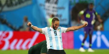 Higuaín: sus días en la Selección (Foto: TyC Sports)