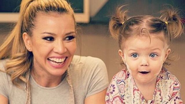 Dallys Ferreira y su familia