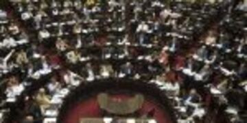 CLAIMA20161207_0104 La sesiu00f3n en Diputados, ayer, cuando se votu00f3 el proyecto opositor por Ganancias (Rolando Andrade Stracuzzi)