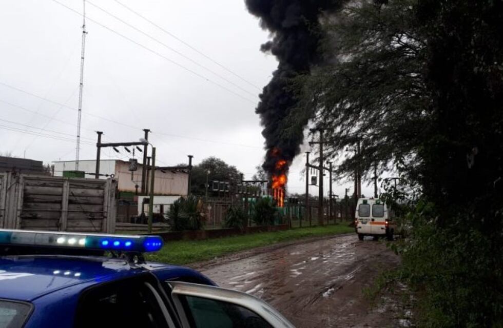 Rio Seco: explotó un transformador de EPEC