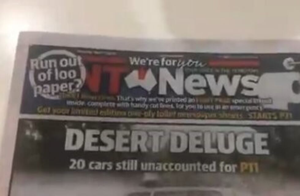 Coronavirus: un diario australiano tomó una curiosa medida por la escasez de papel higiénico