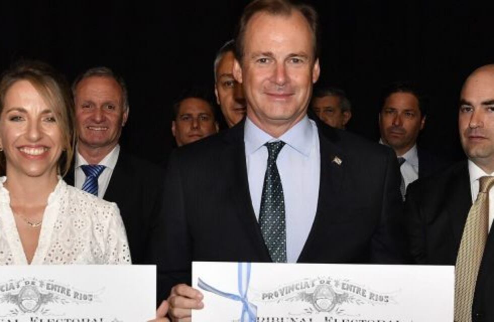 Gustavo Bordet fue proclamado nuevamente gobernador de Entre Ríos
