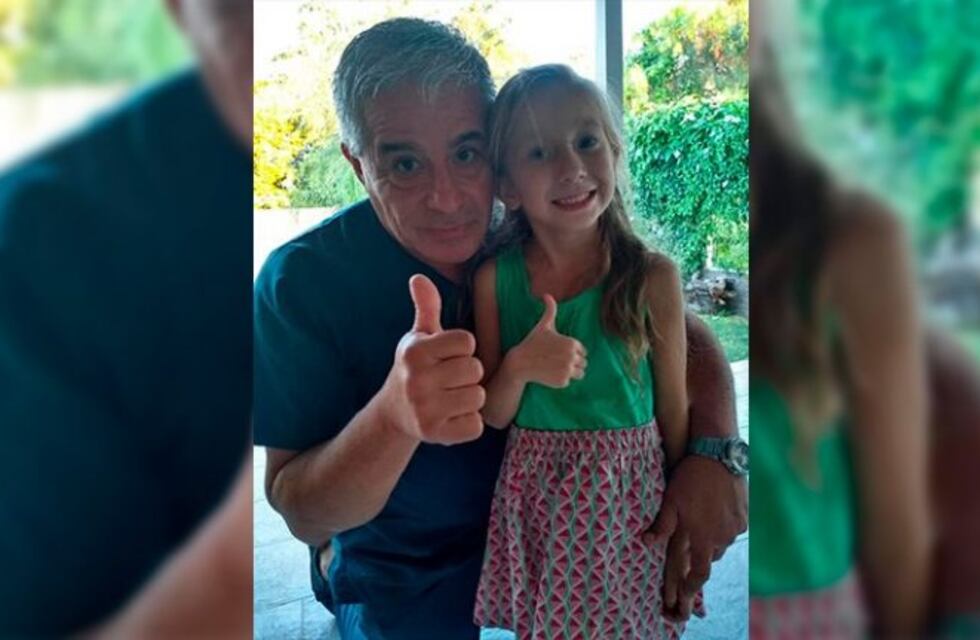 Paraná: Joaquina, recibió la visita del Dr. Paz, a dos meses del accidente en la pileta