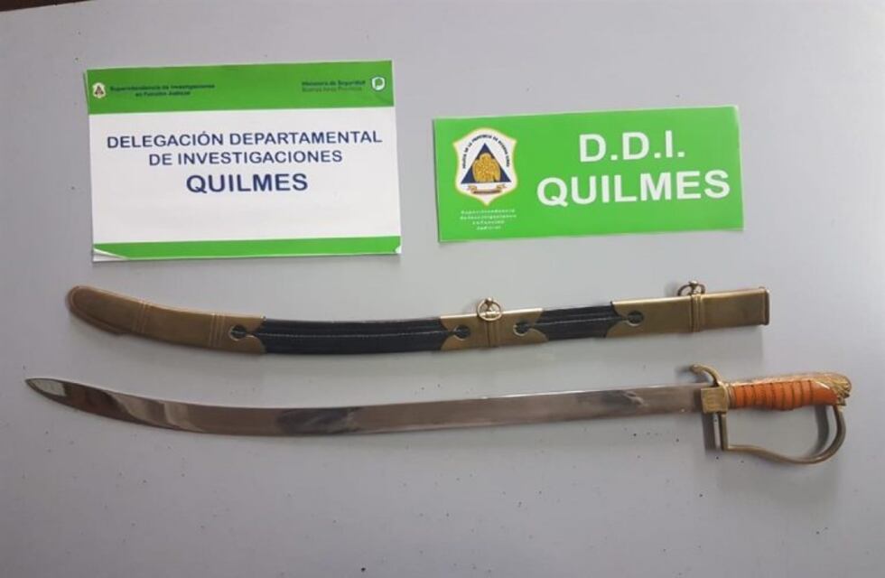A seis años de su robo, recuperaron la réplica del sable de Almirante Brown