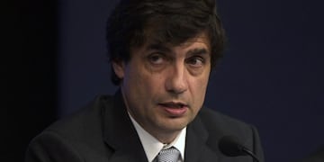 El Gobierno anunció que hubo un superávit primario de $8\u002E500 millones en octubre\u002E (JUAN MABROMATA / AFP)